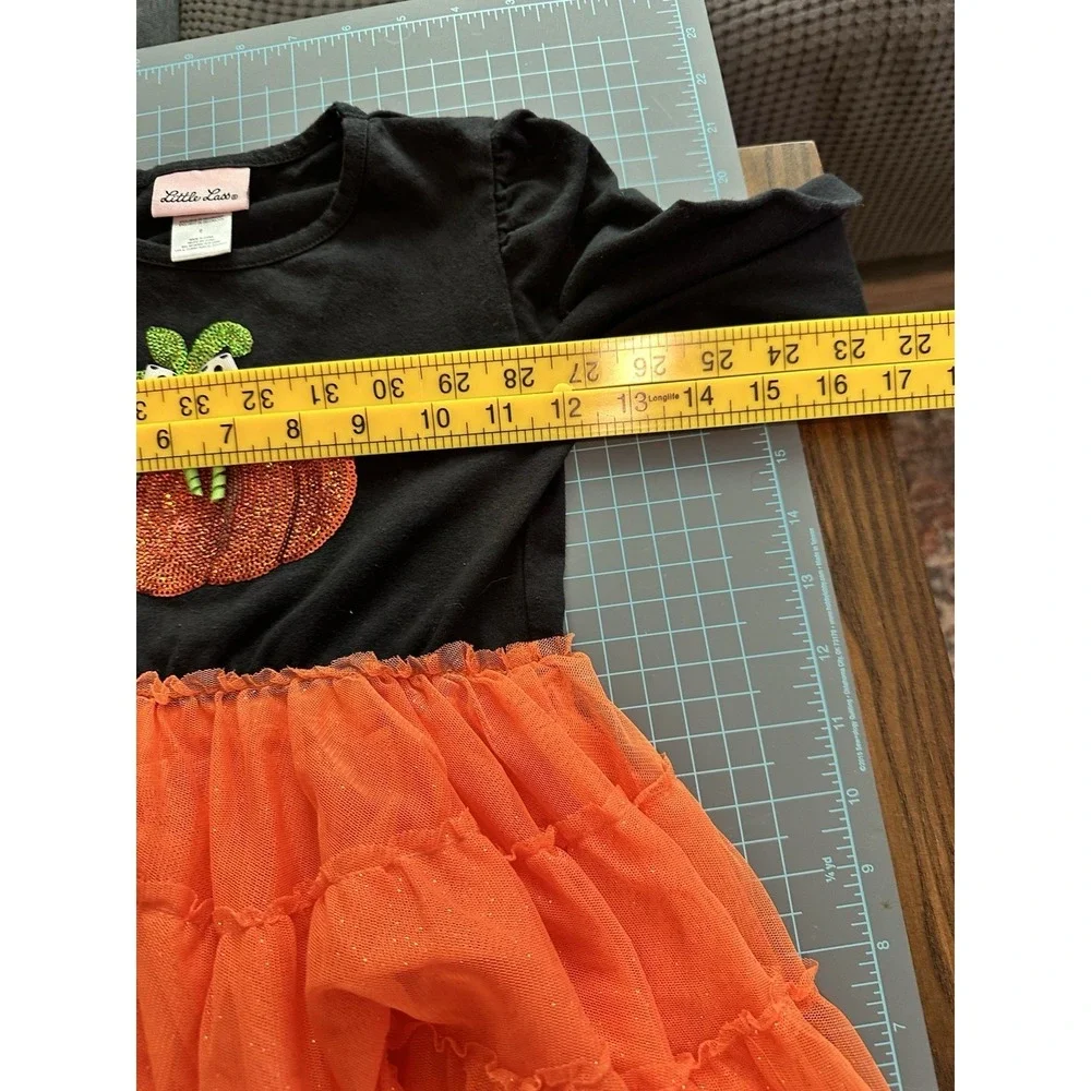 LITTLE LASS‎ - Girls Tutu Dress - Pumpkin - Size 6